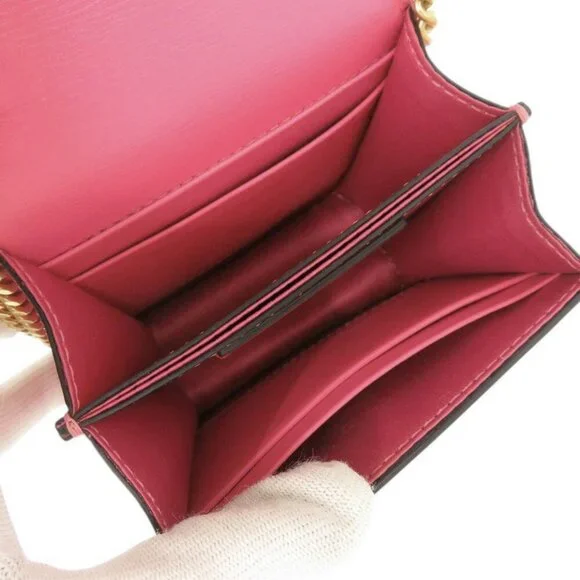 VALENTINO GARAVANI Pink Leather Shoulder Bag - Picture 7 of 10